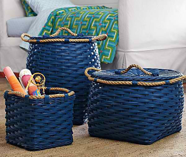 Rope Bin Collection - Cobalt