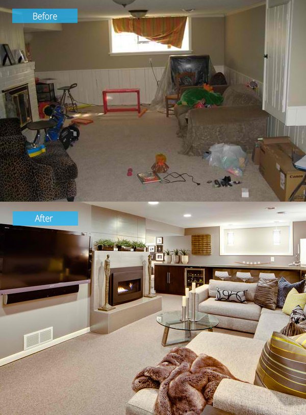 15 Impressive Before And After Photos Of Living Room Remodels Home Design Lover