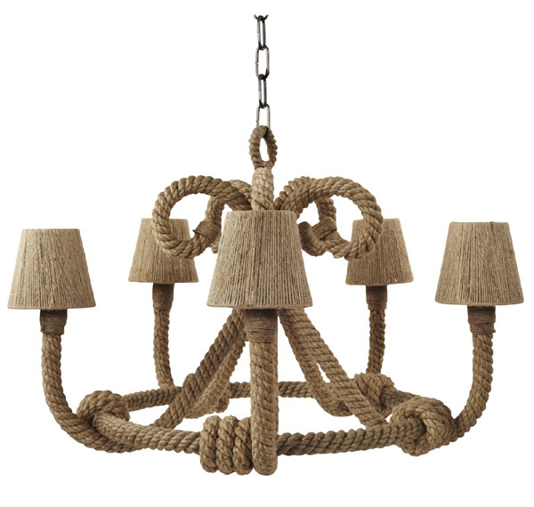 Nautical Rope Twisted Chandelier