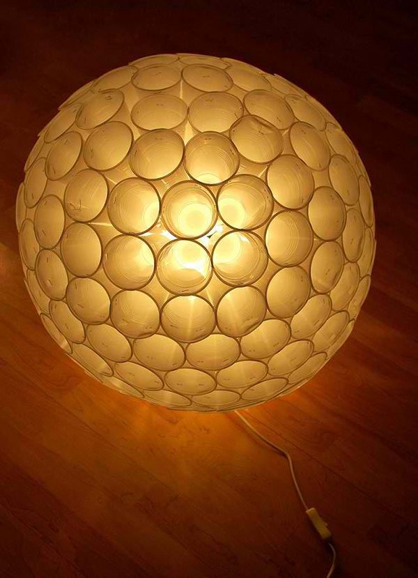 Plastic Cup Lamp