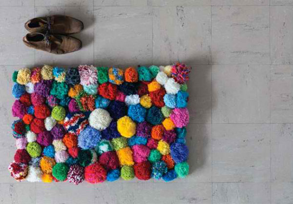 Crazy Pom Pom Rug