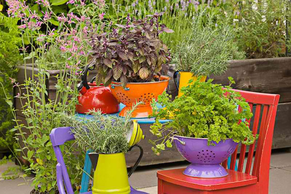 colorful colanders