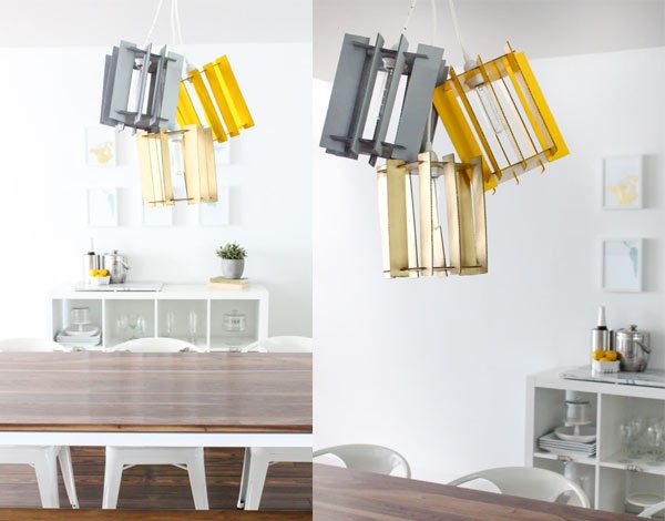 Recycled Cardboard Pendant Lights