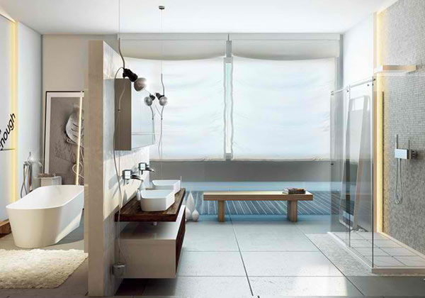 Stylish bathroom design