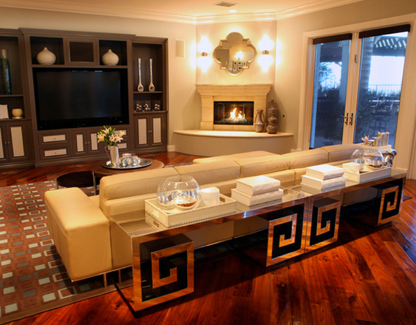 contemporary family room