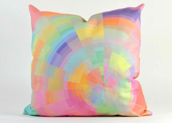 Kaleidescope Modern Graphic Pillow