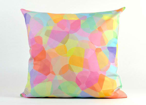 Candy Corn Modern Pillow