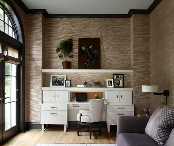 Stunning Wallpapers in 20 Home Office and Study Spaces ...