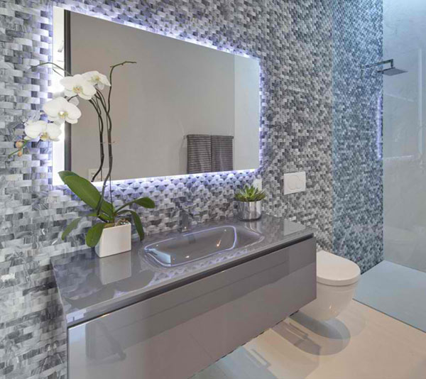 bathroom mosaic design