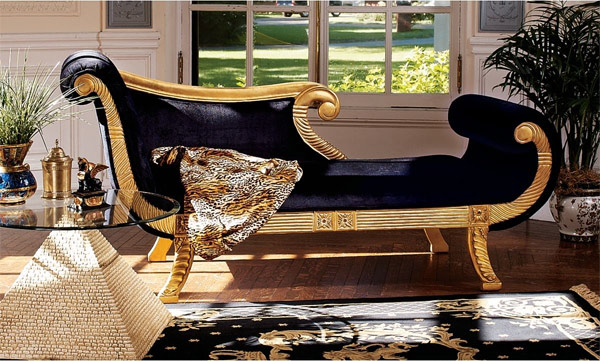 elegant chaise bedroom