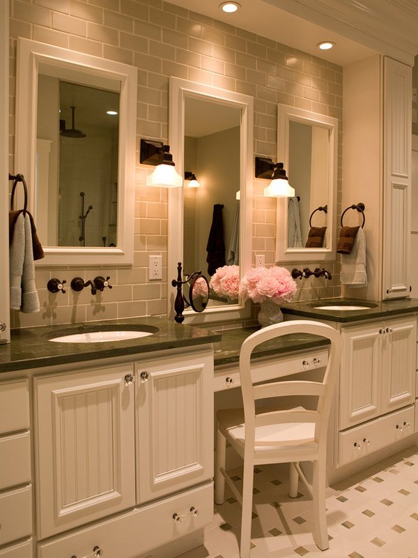 20 Classy and Functional Double Bathroom Vanities | Home Design Lover