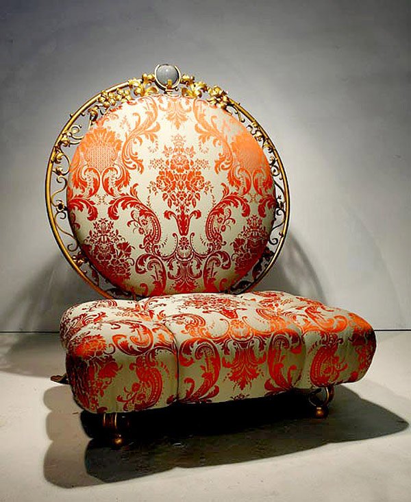 low style throne chair