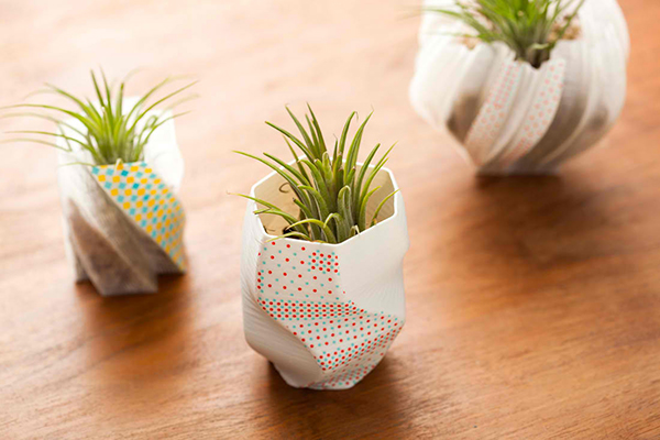 Deck Out 3D Printed Vases with Washi Tape