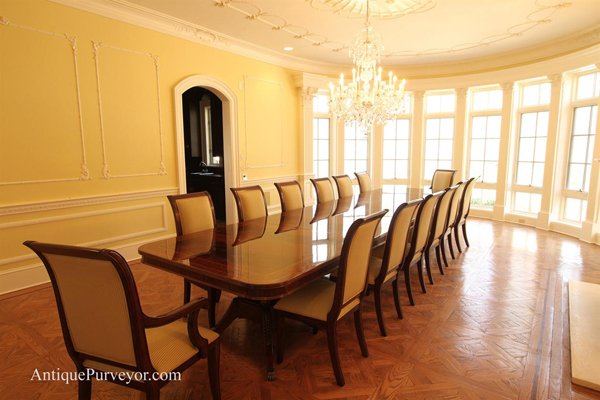 extra large dining room tables