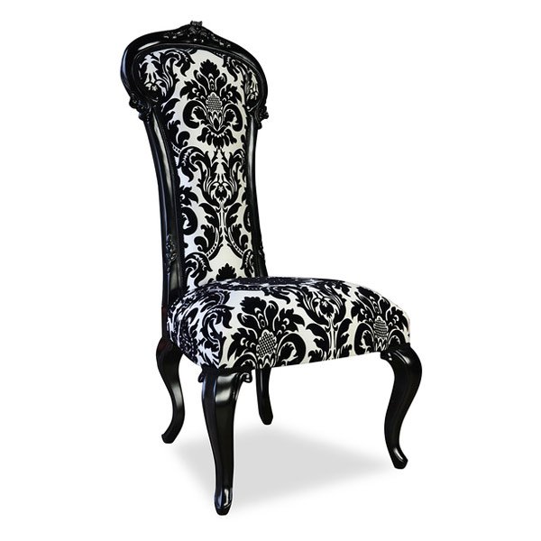 fabric upholstery throne chair