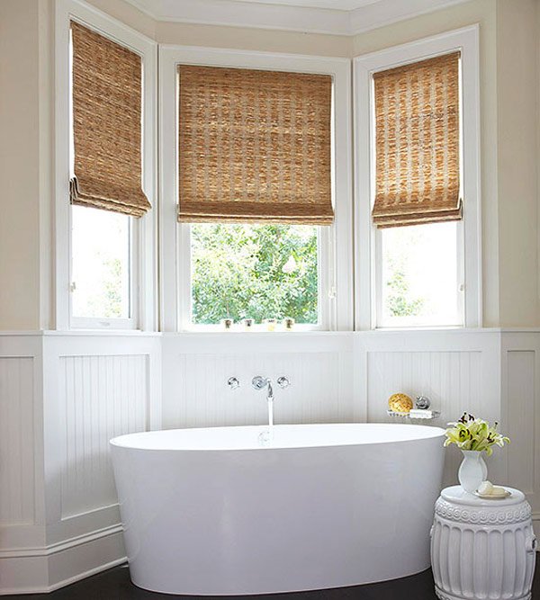 Bathroom Window Decorating Ideas - Light And Privacy Ideas For Bathroom Window Treatments Home Tree Atlas : Mia jones interior design expert