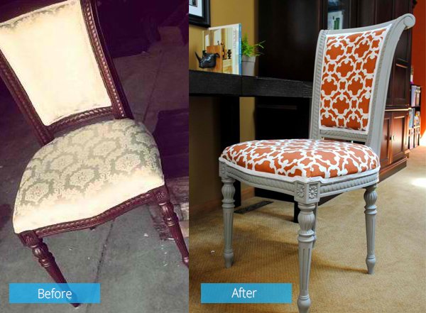 Reupholstered Chair