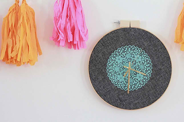 Silk-Screened Clock