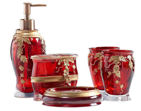 Featured image of post Black And Red Bathroom Accessories / Red bathroom fixtures, accessories &amp; supplies.