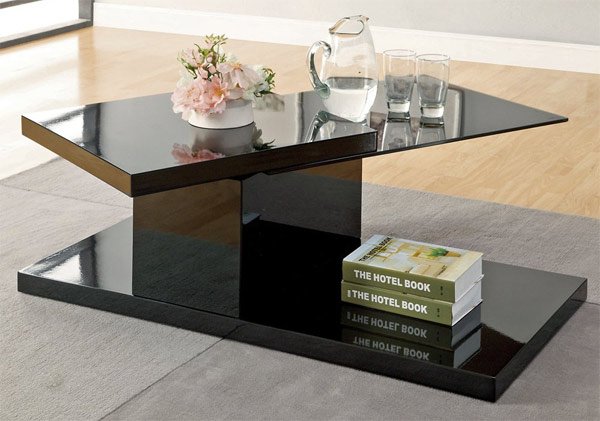 black table