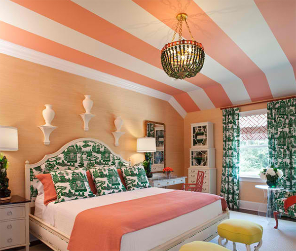 20 Ideas To Use Stripes In Your Bedroom S Ceiling Home Design Lover