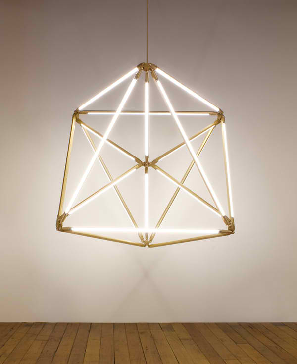 geometric chandelier