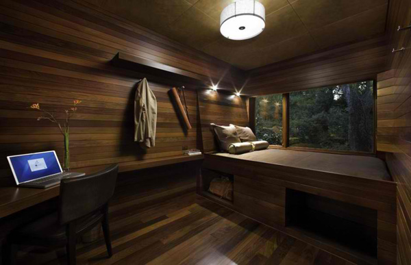 wood bedroom
