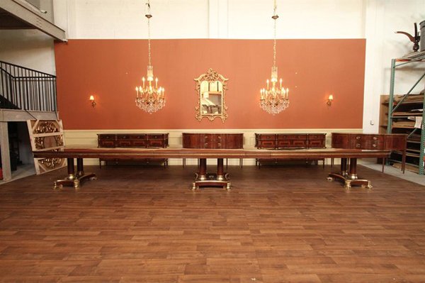 extra long dining room tables