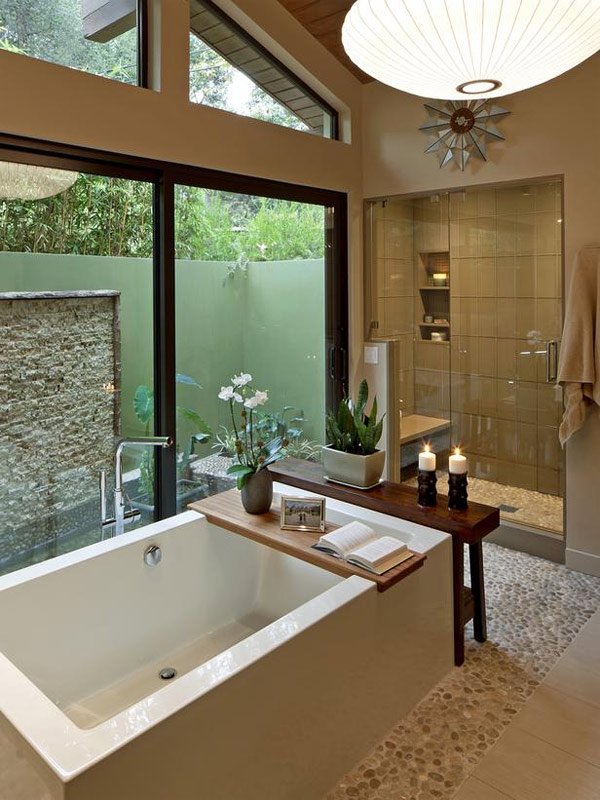 20 Designs For Bathroom Window Treatment Home Design Lover