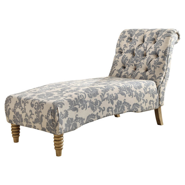 printed stylistic lounge chaise bedroom