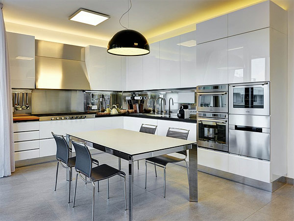 sleek design kitchen