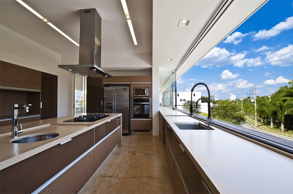 kitchen mirror windows 