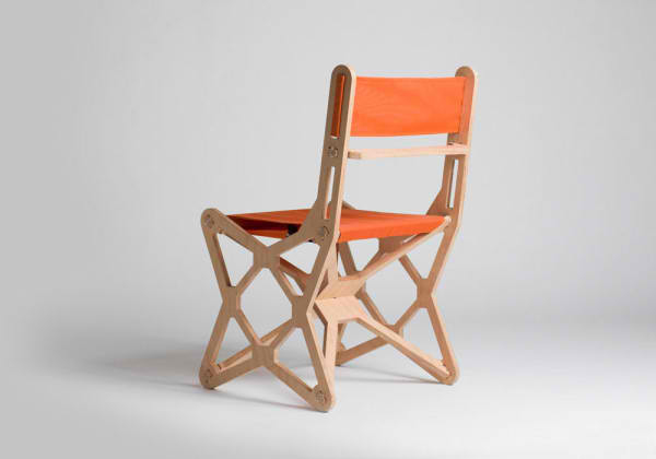 orange chair