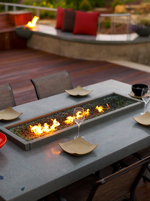 fire pit garden patio