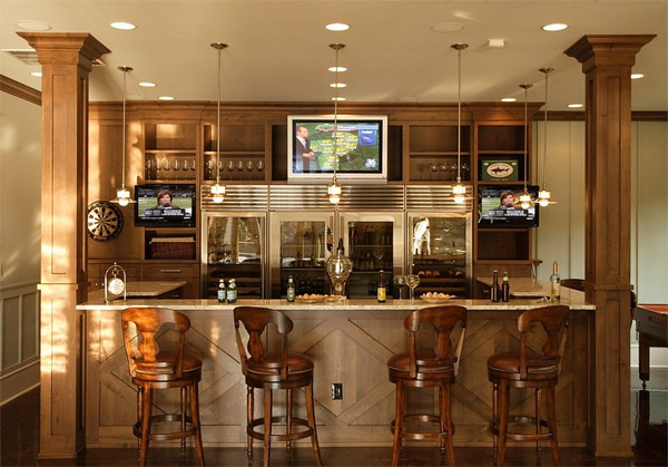 20 Designs of Home Bar That Brings Entertainment | Home Design Lover