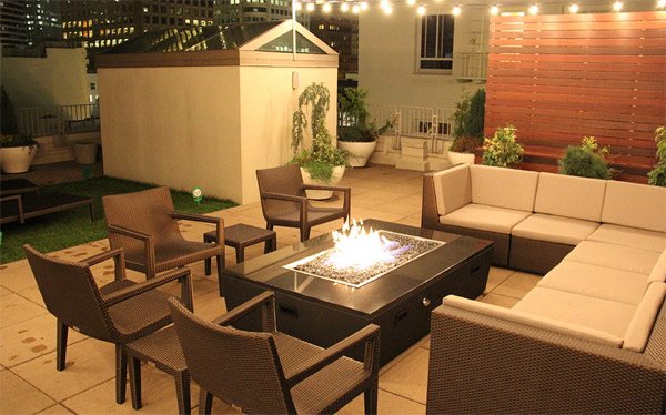 fire pit garden patio