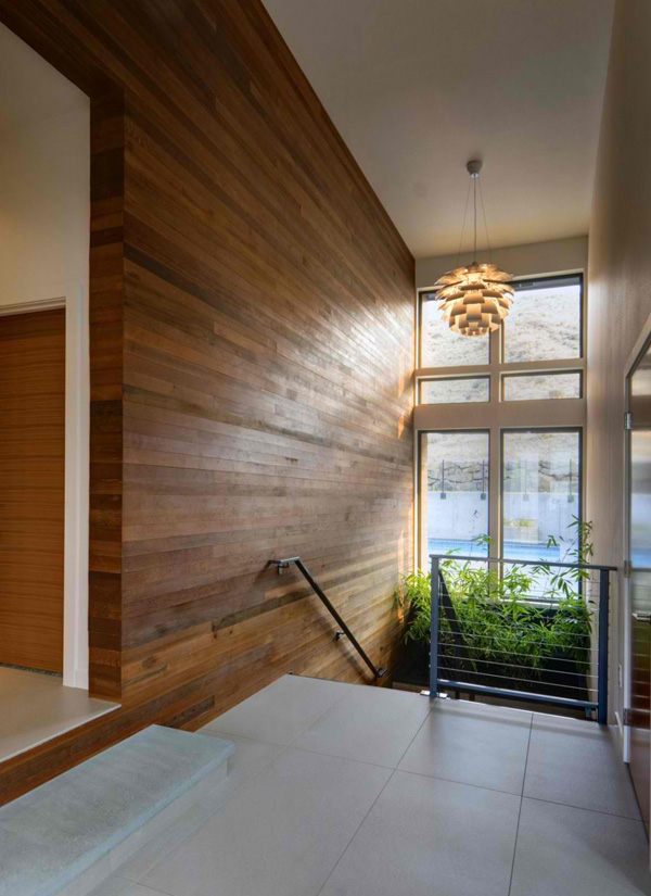 wooden plank wall