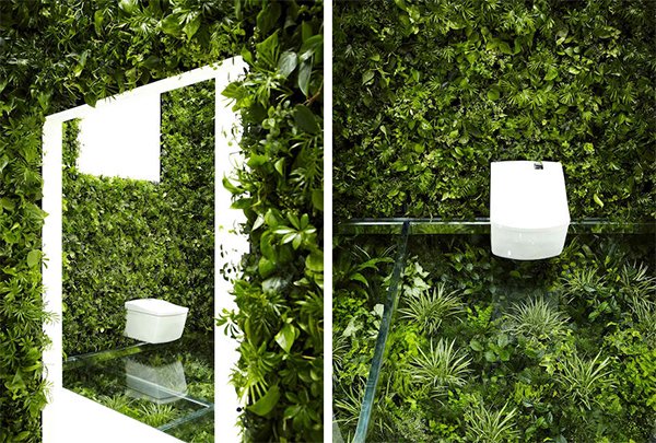 bathroom wall planters