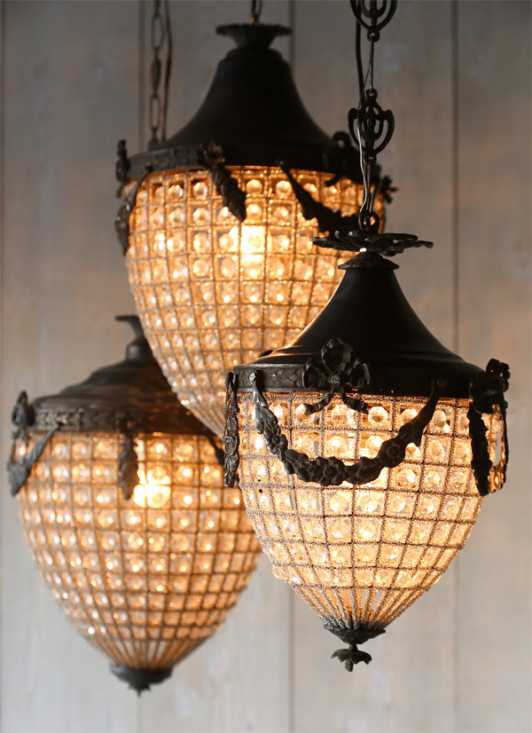 crystal beads lantern