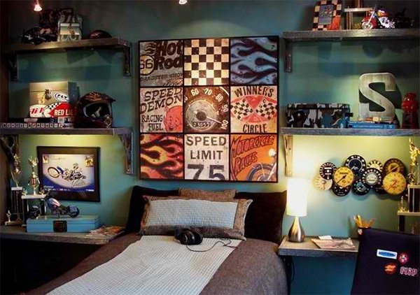 Teen Racing Bedroom