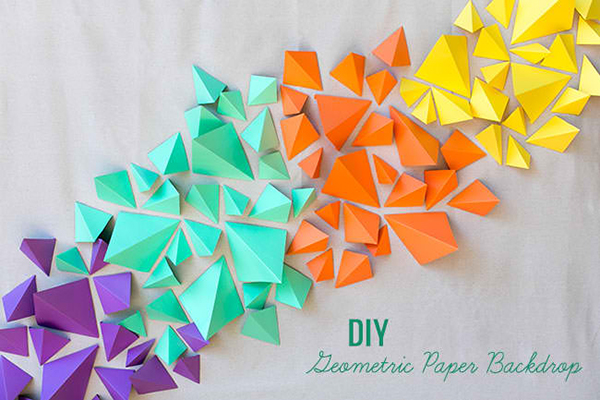 DIY Paper Backdrop