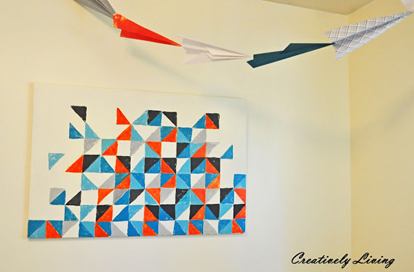 DIY Geometric Wall Art