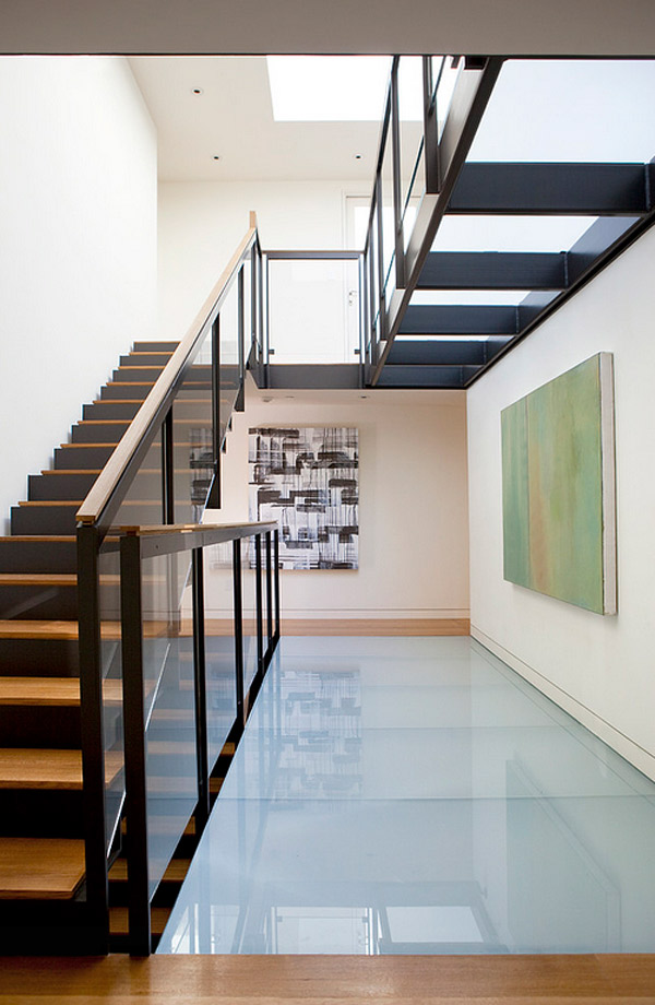 glass staircase 