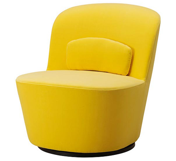 20 Fascinating Yellow Living Room Chairs | Home Design Lover