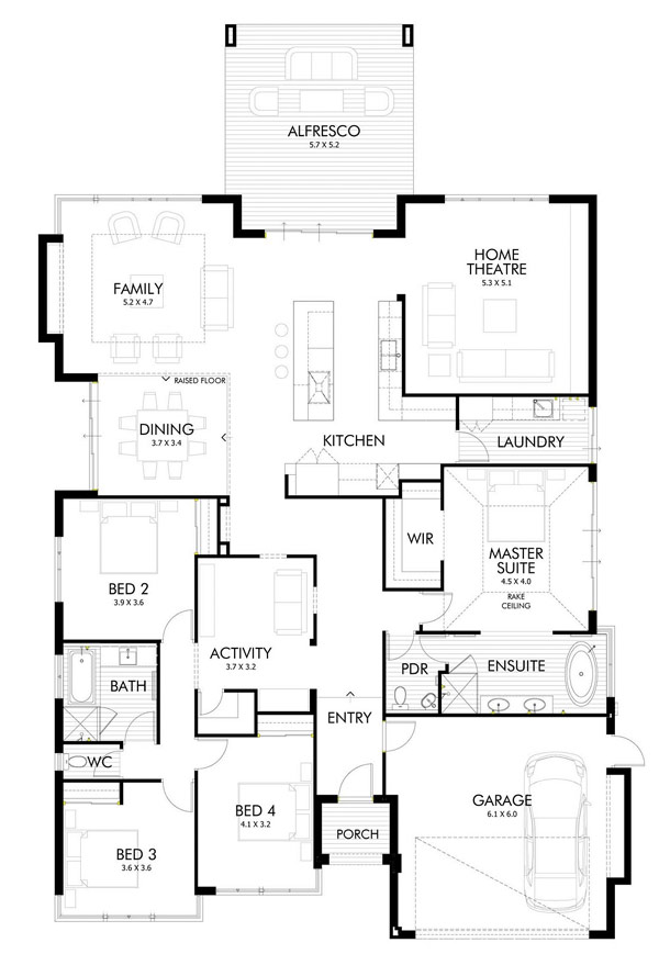 Modern House Outline Bloxburg