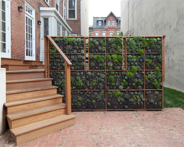 mahogany deck stair