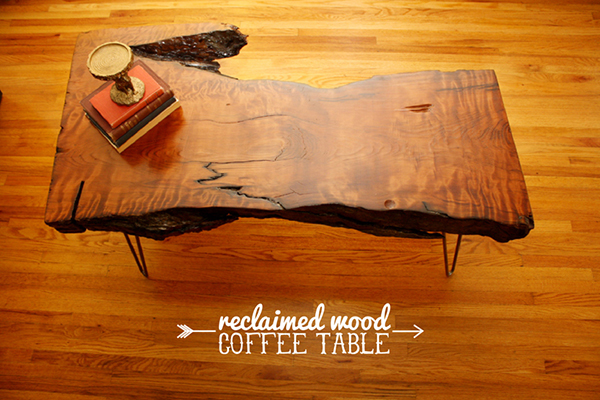 DIY Reclaimed Wood Coffee Table