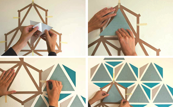 20 DIY Geometric Wall Art Decorations for a Vivid Modern 