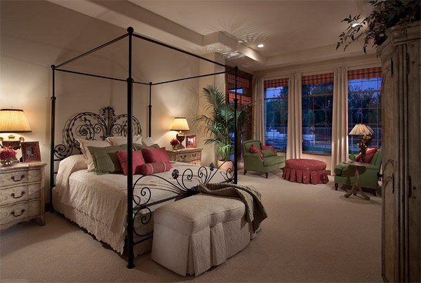 Mediterranean design bedroom