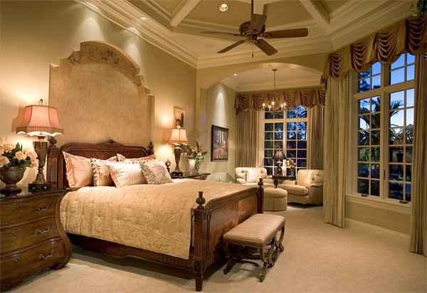 elegant Mediterranean bedroom